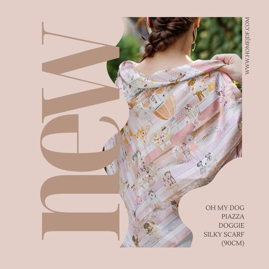 An Artistic Companion to Fashion - The Original Designer Silky Scarf 時尚的藝術伴侶-原創設計師絲巾