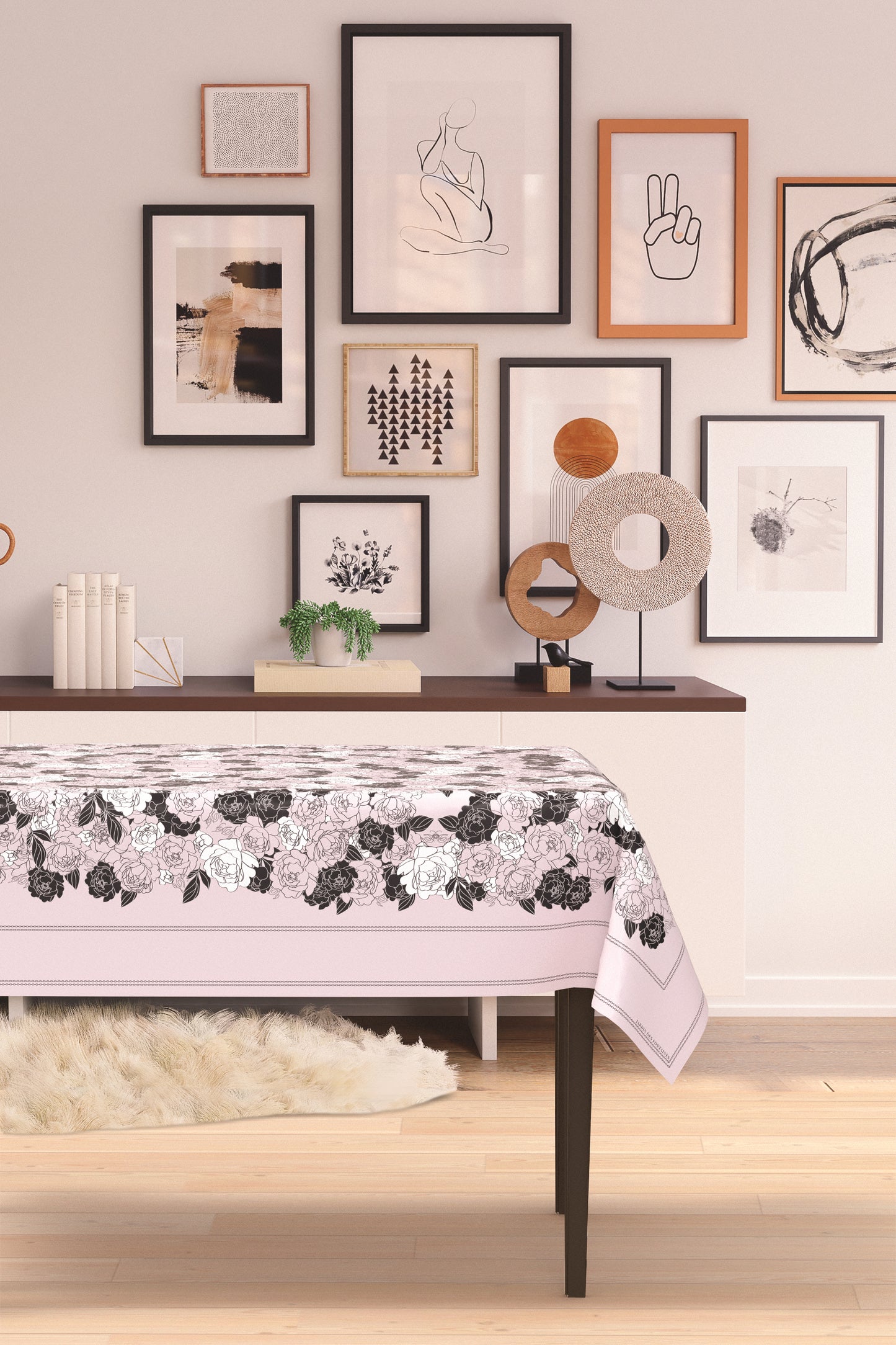 "Classy and Fabulous" Waterproof Tablecloth