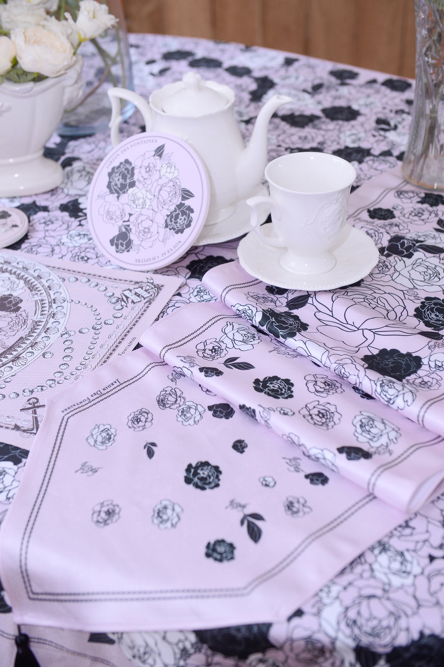 "Classy and Fabulous" Waterproof Table Runner