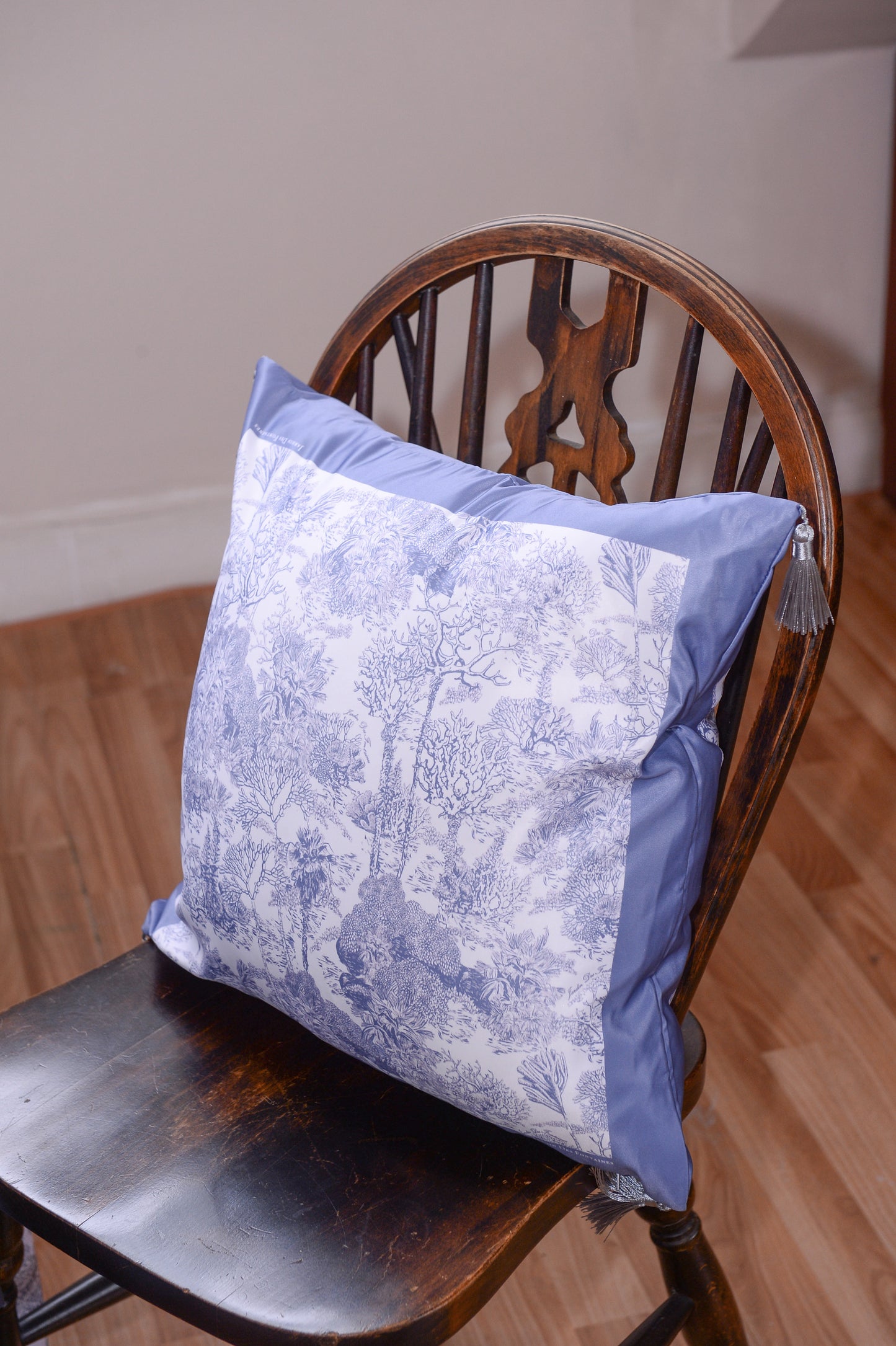 "Toile De Jouy" Cushion, Throw Pillow