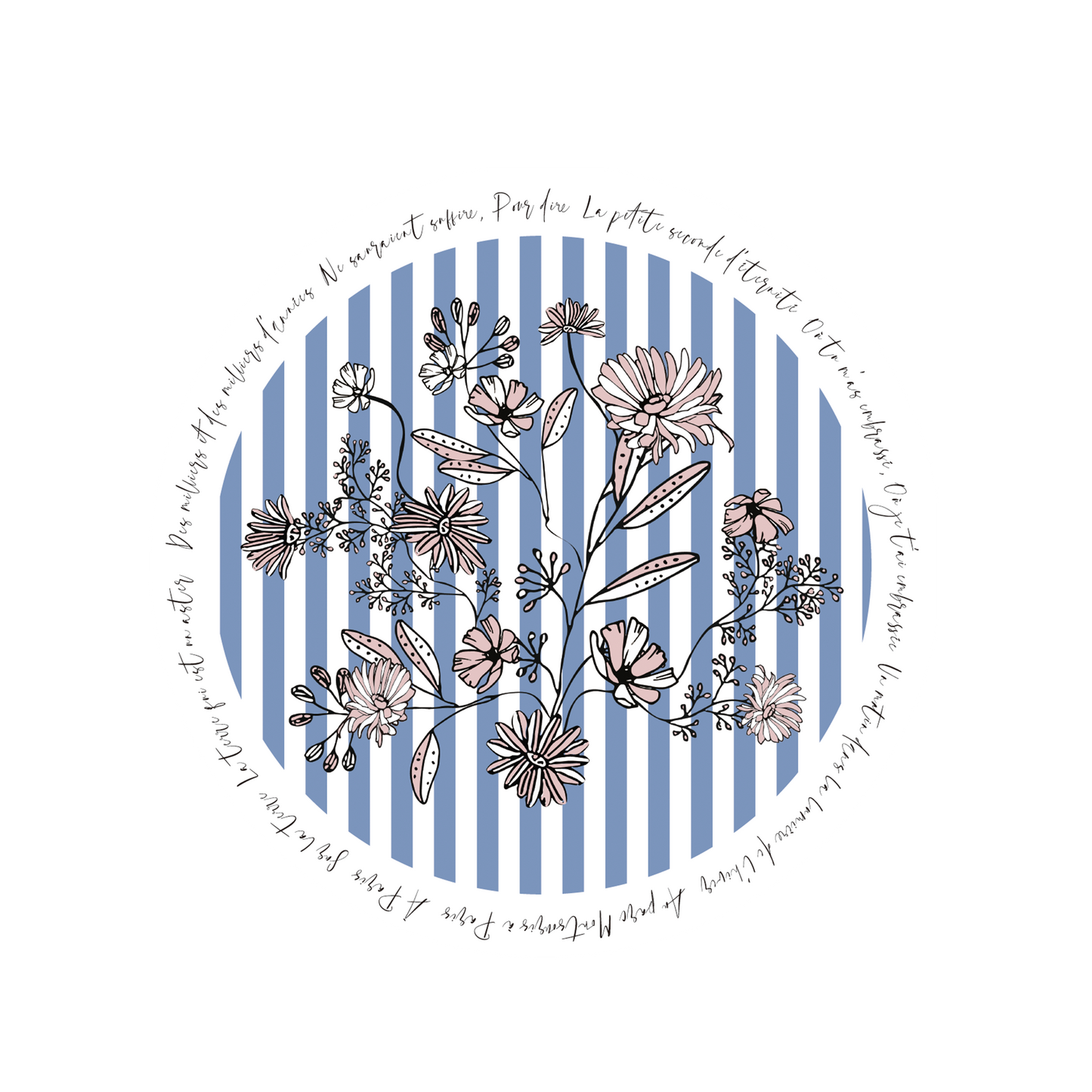 "Wild Blue Yonder" Ceramic Coaster