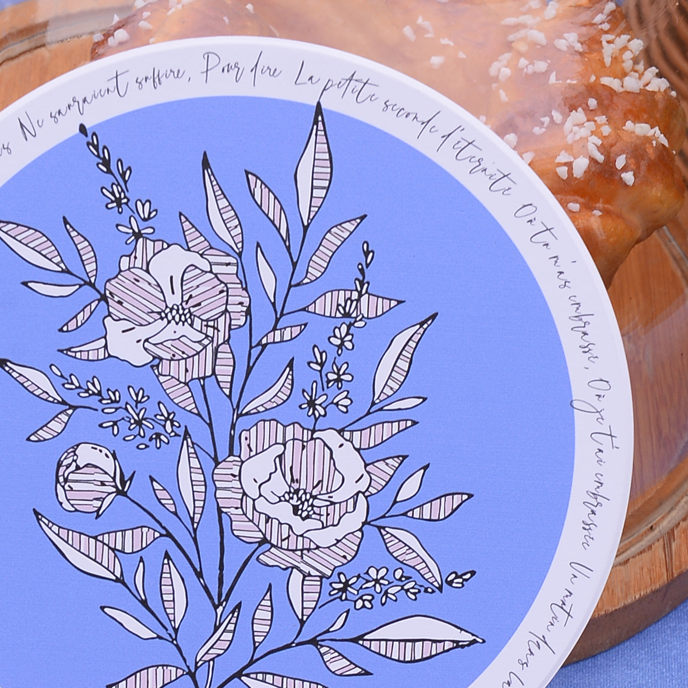 "Wild Blue Yonder" Ceramic Potholder, Hot Pad