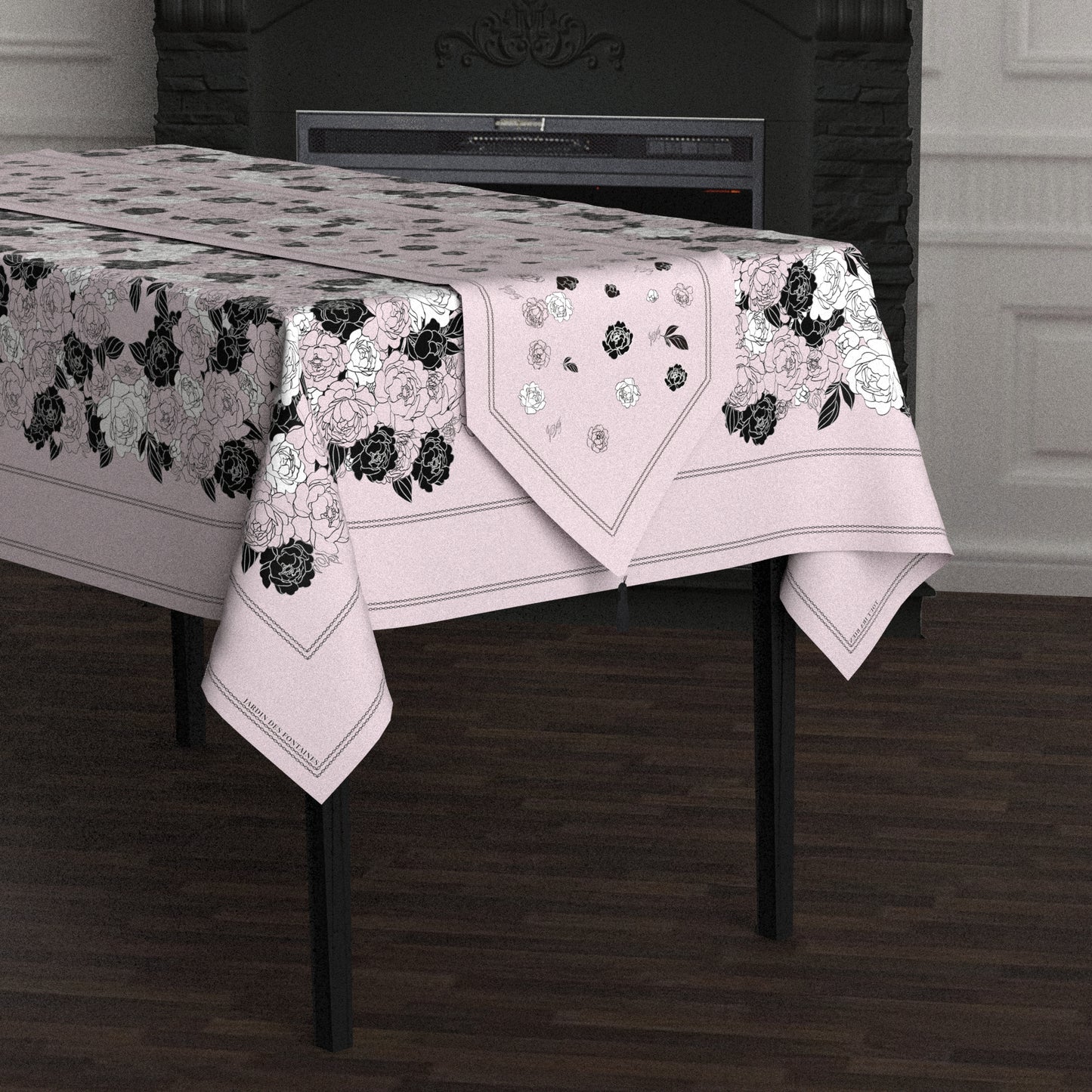 "Classy and Fabulous" Waterproof Table Runner