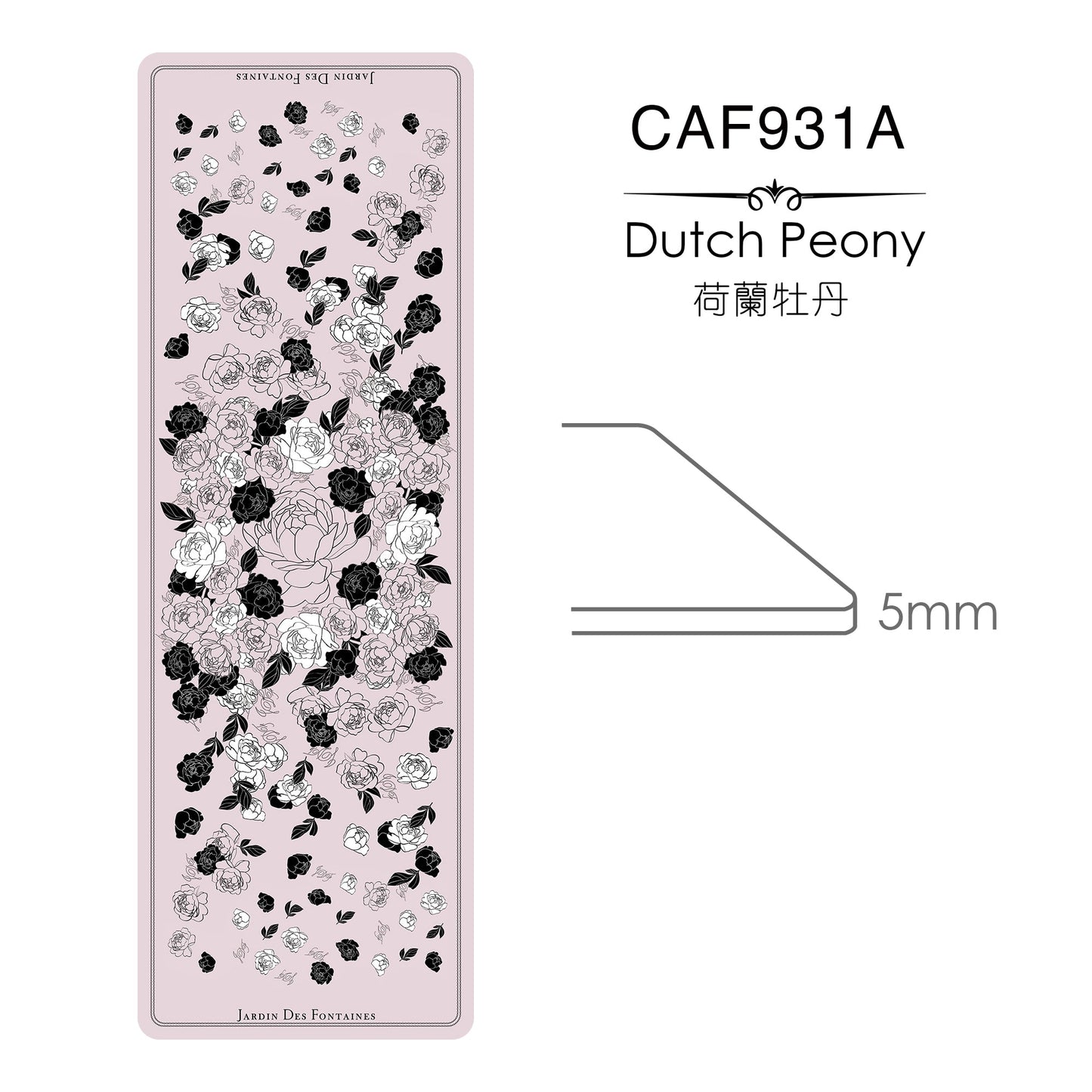 "Classy and Fabulous" Non-Slip Yoga Mat 5 mm and 1.5 mm Travel Yoga Mat, JMAT