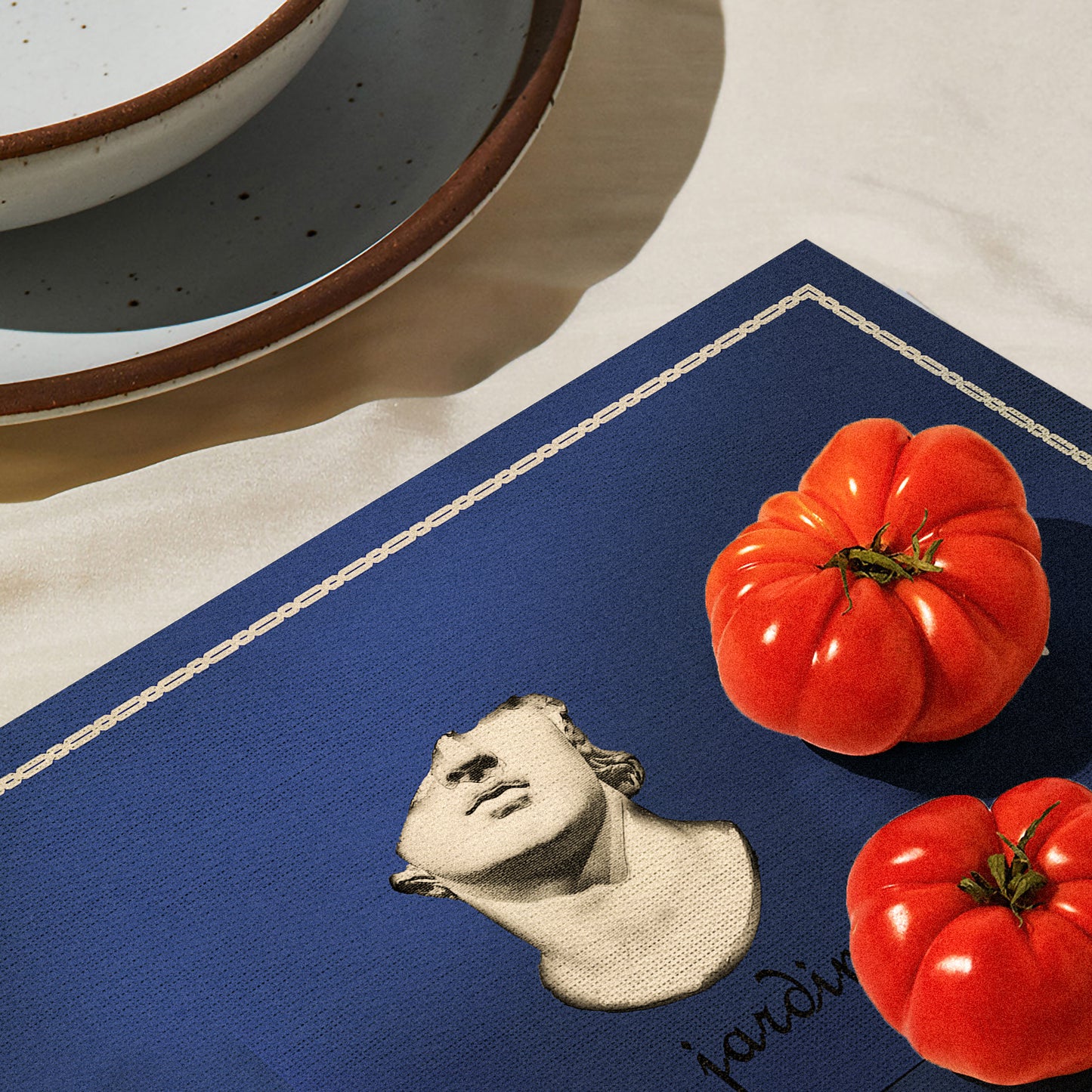 "Era of Statues" Woven Table Placemat