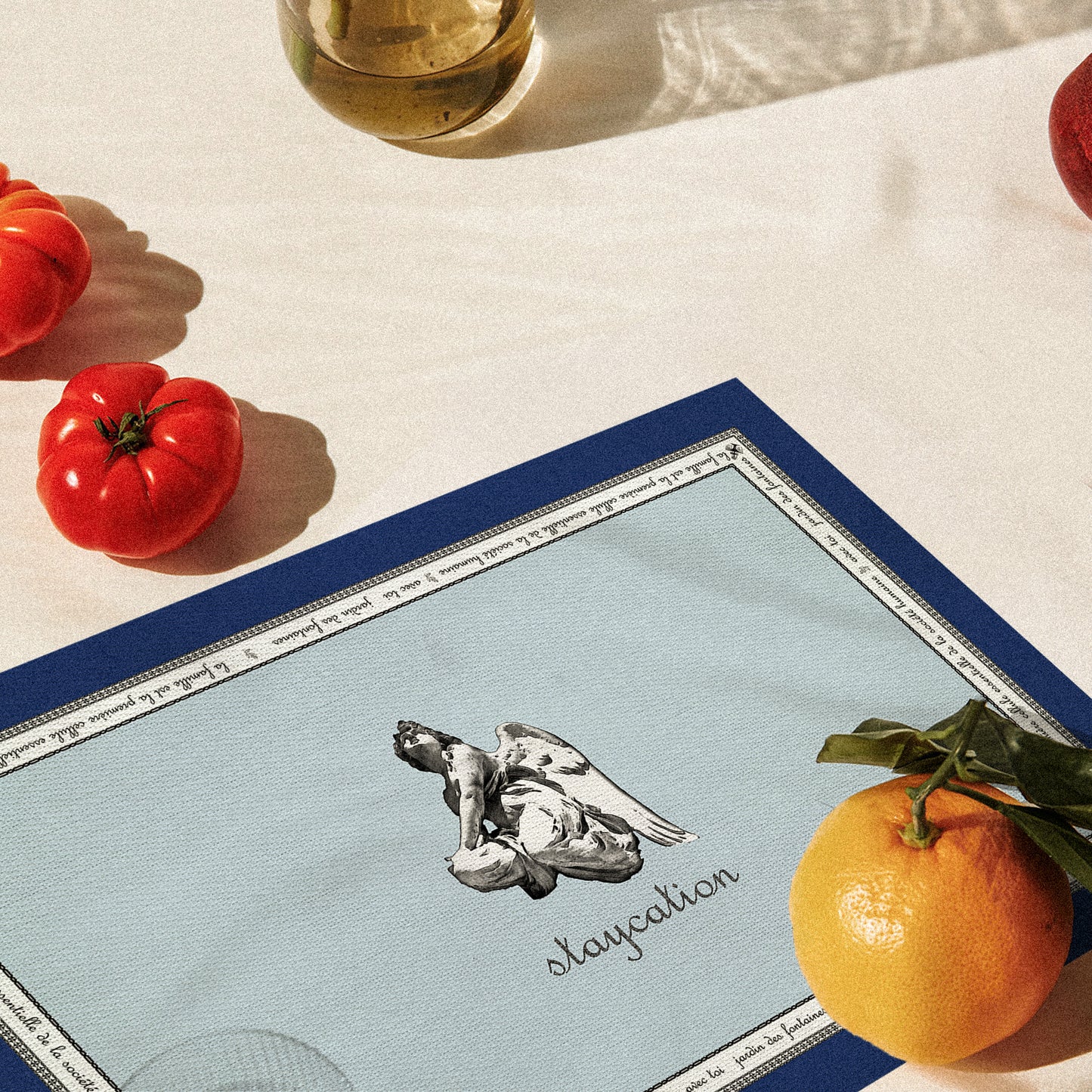 "Era of Statues" Woven Table Placemat