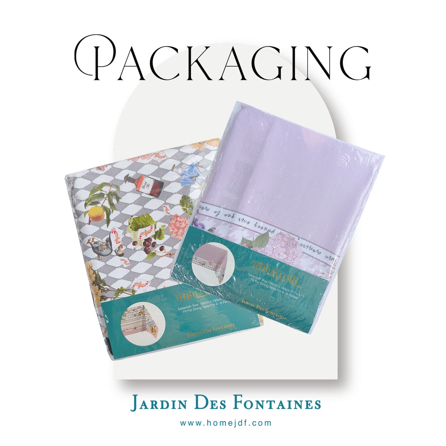 "Classy and Fabulous" Waterproof Tablecloth