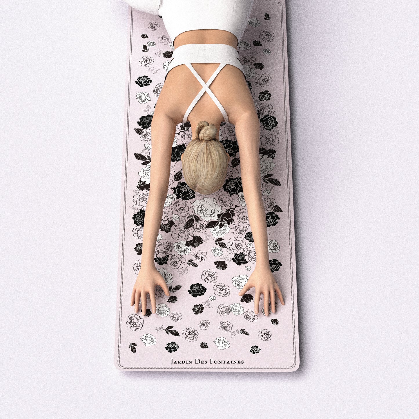 "Classy and Fabulous" Non-Slip Yoga Mat 5 mm and 1.5 mm Travel Yoga Mat, JMAT
