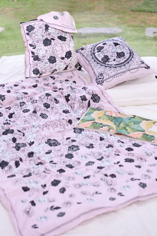 "Classy and Fabulous" Quilt Blanket Pillow 2 in 1