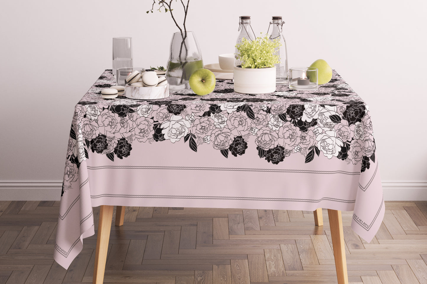 "Classy and Fabulous" Waterproof Tablecloth