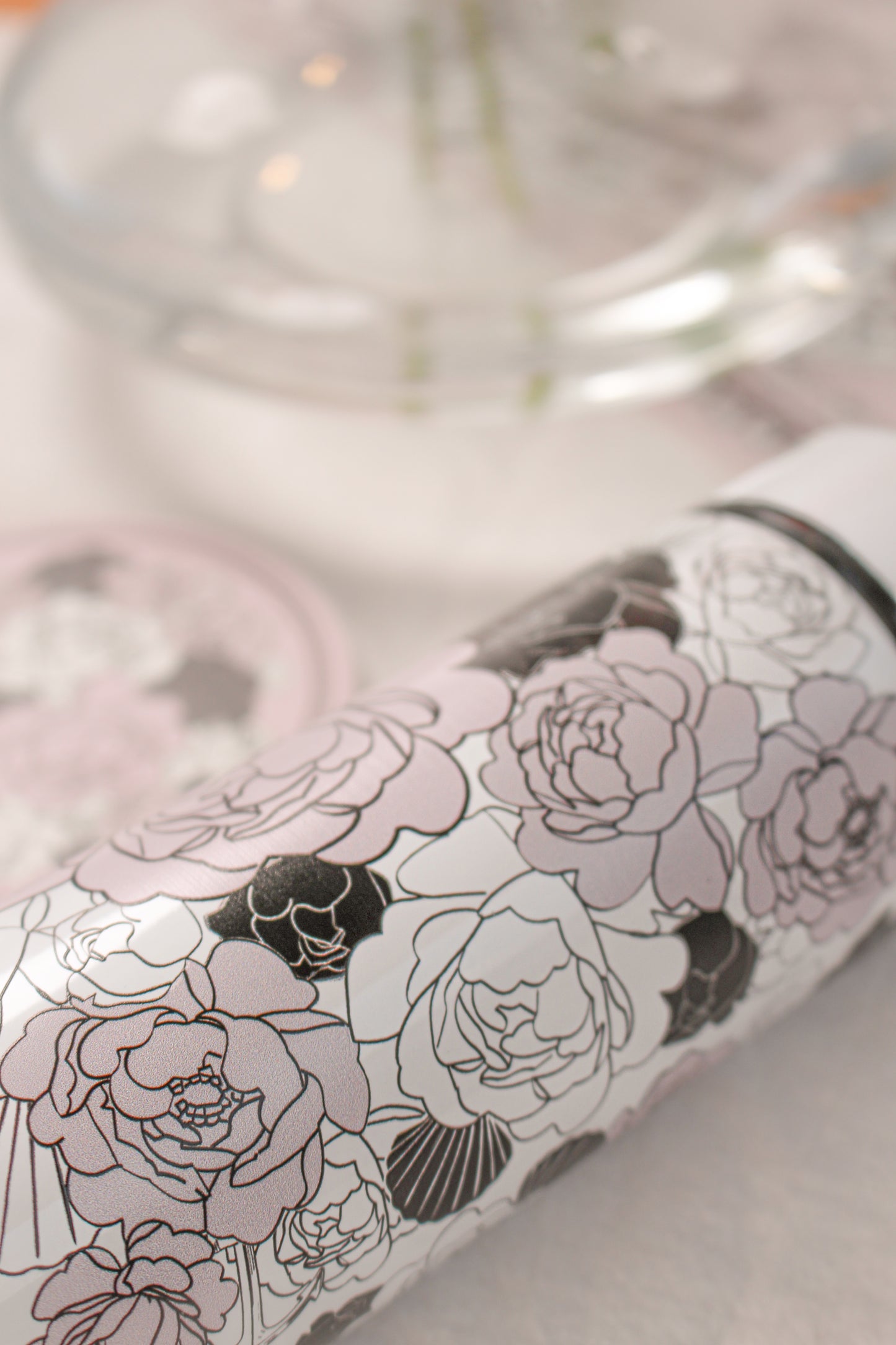 "Classy and Fabulous" Peony Vacuum Bottle (360ml)