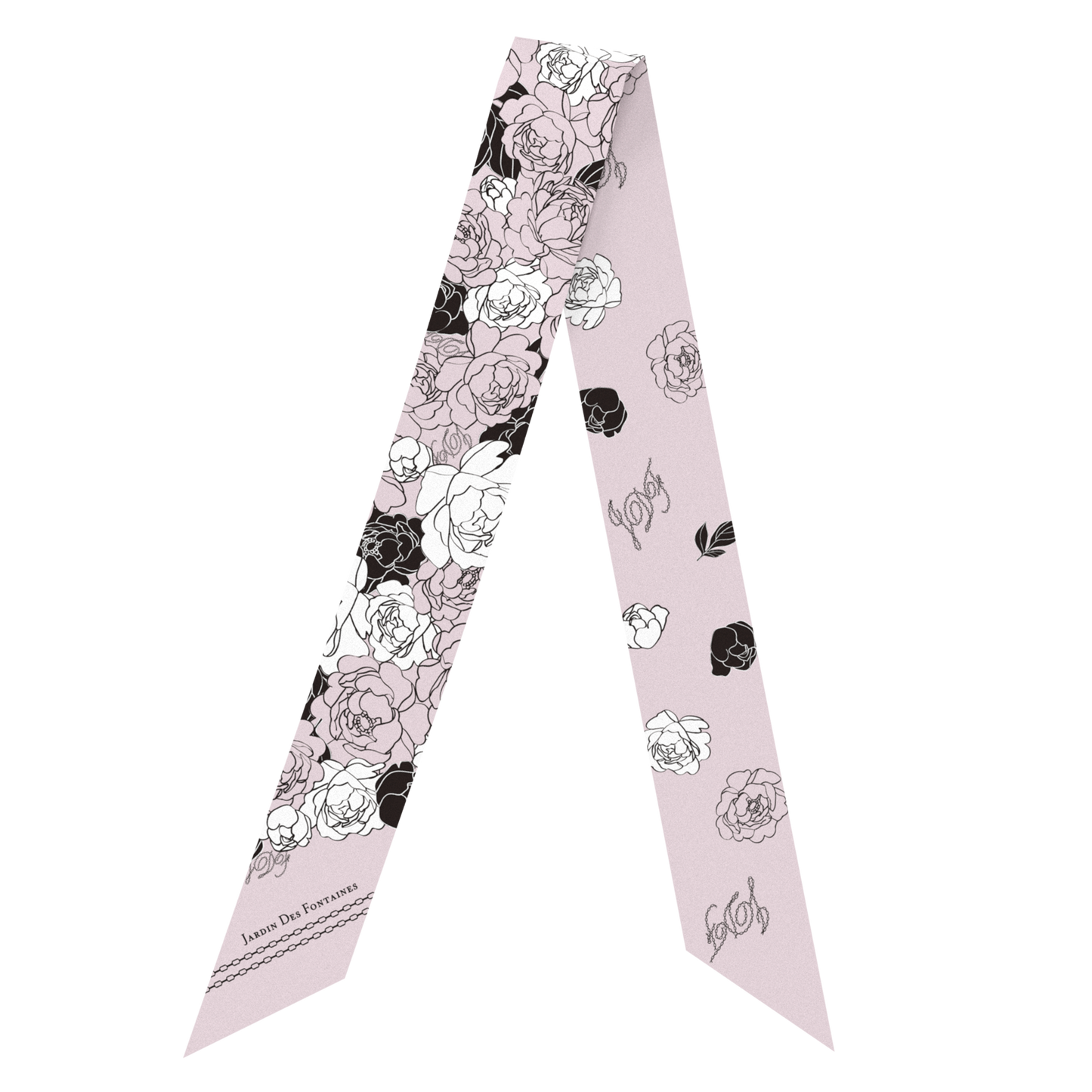 "Classy and Fabulous" Peony Twilly Silky Scarf