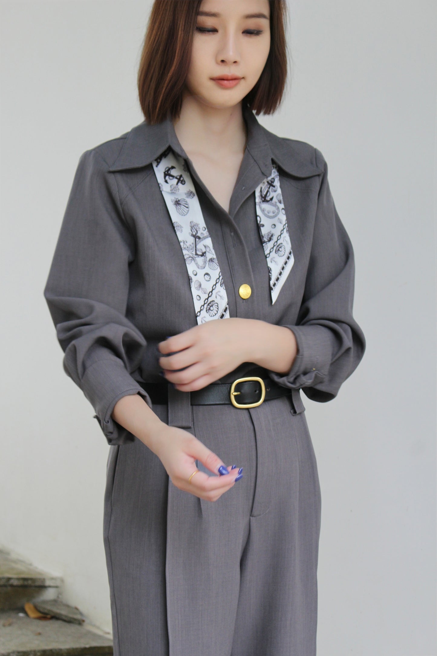 "Classy and Fabulous" Anchor Twilly Silky Scarf