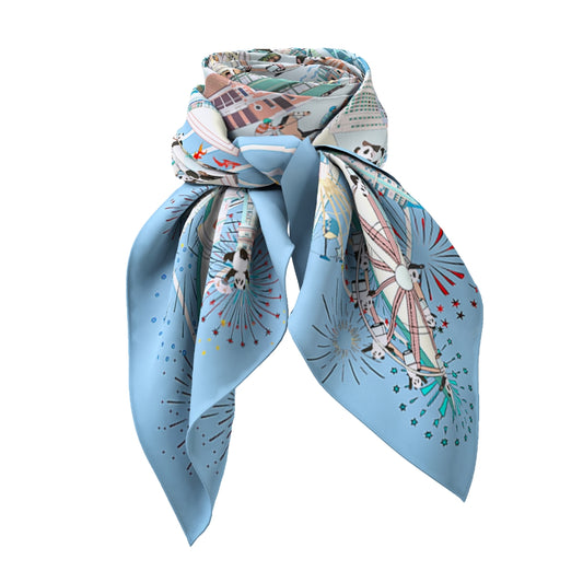 Lion Rock Silky Scarf (90cm)