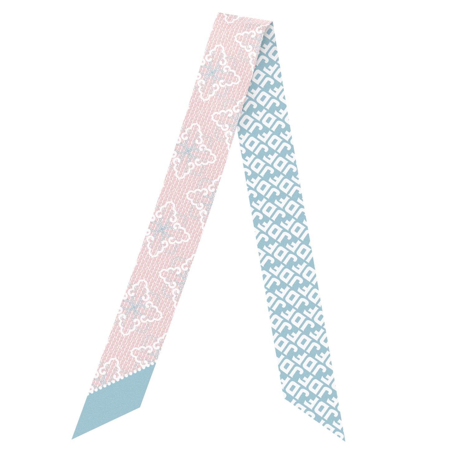 "Boho Paisley Chic" Twilly Silky Scarf