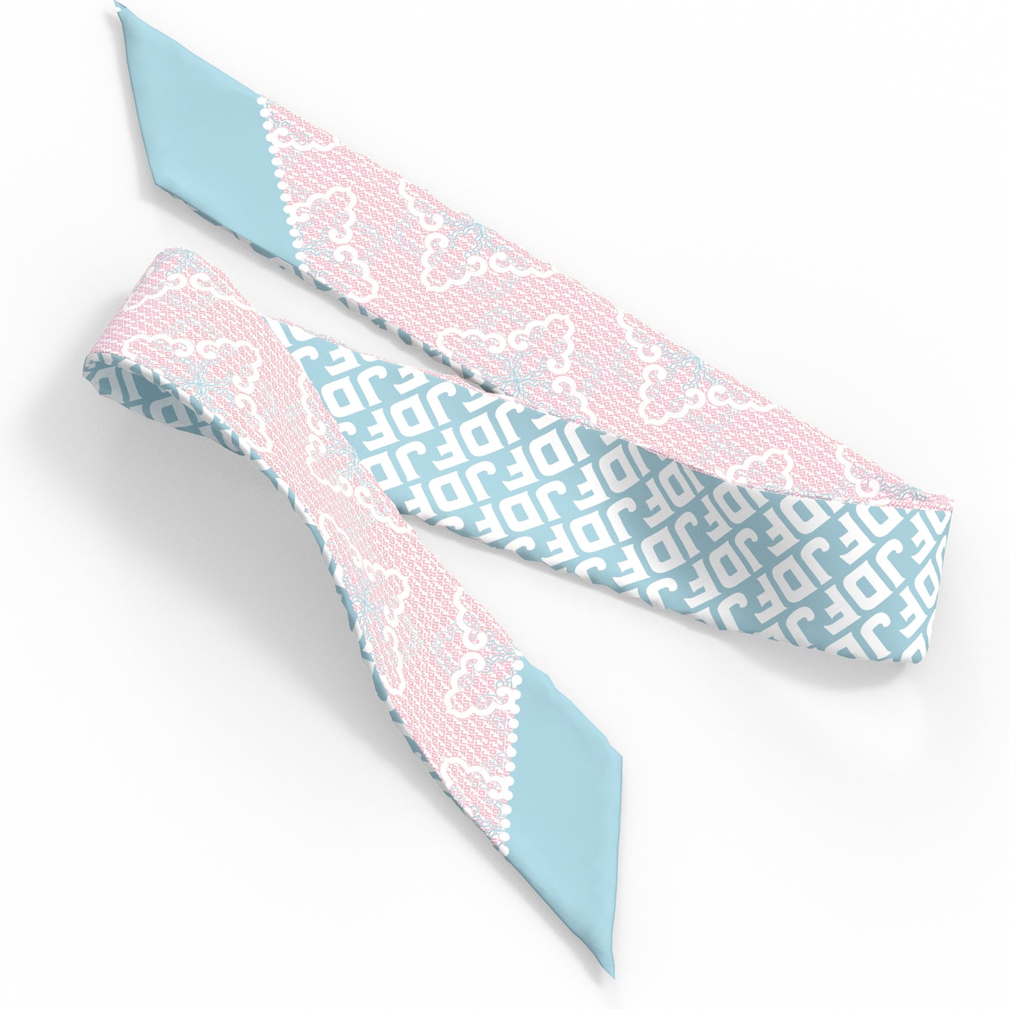 "Boho Paisley Chic" Twilly Silky Scarf