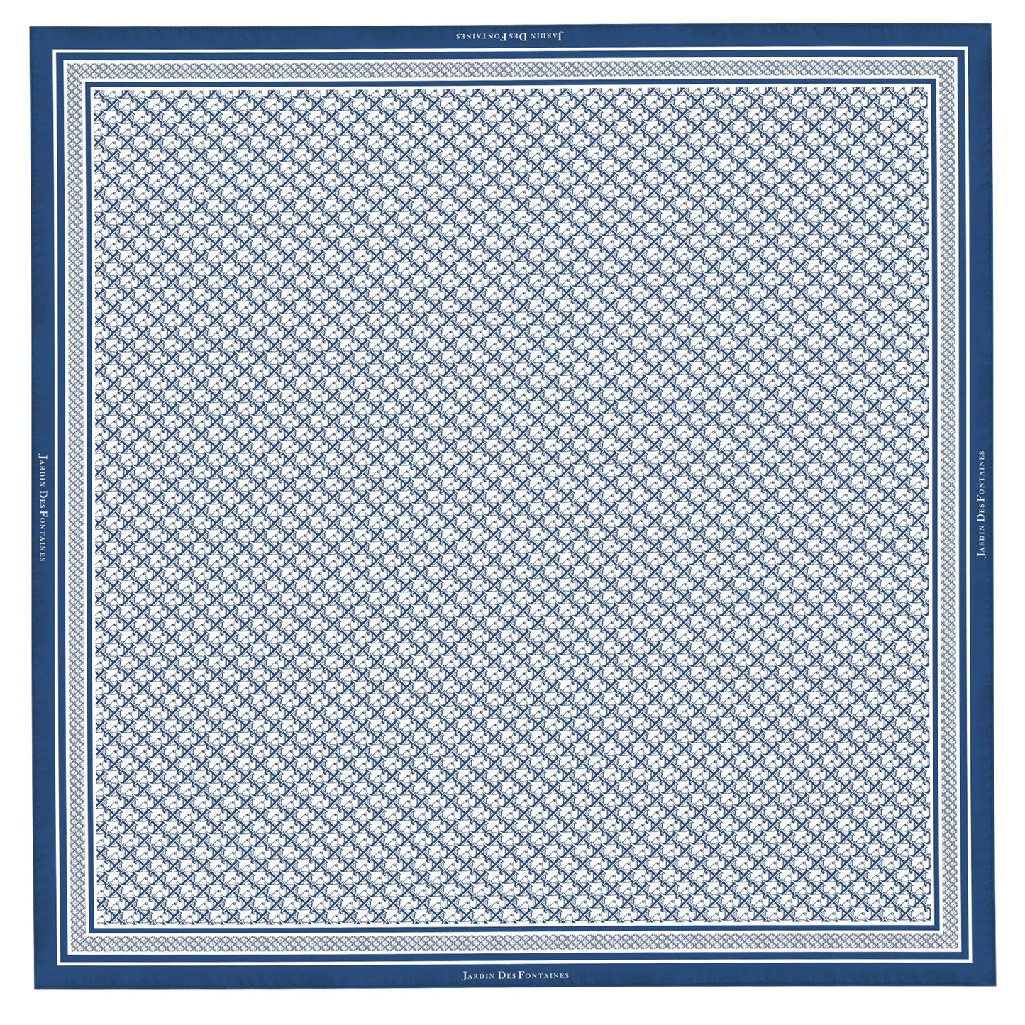 "Jardin Des Fontaines" Monogram 90cm Silky Scarf