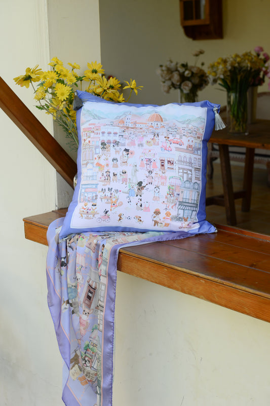 "Oh My Dog" Cushion, Throw Pillow