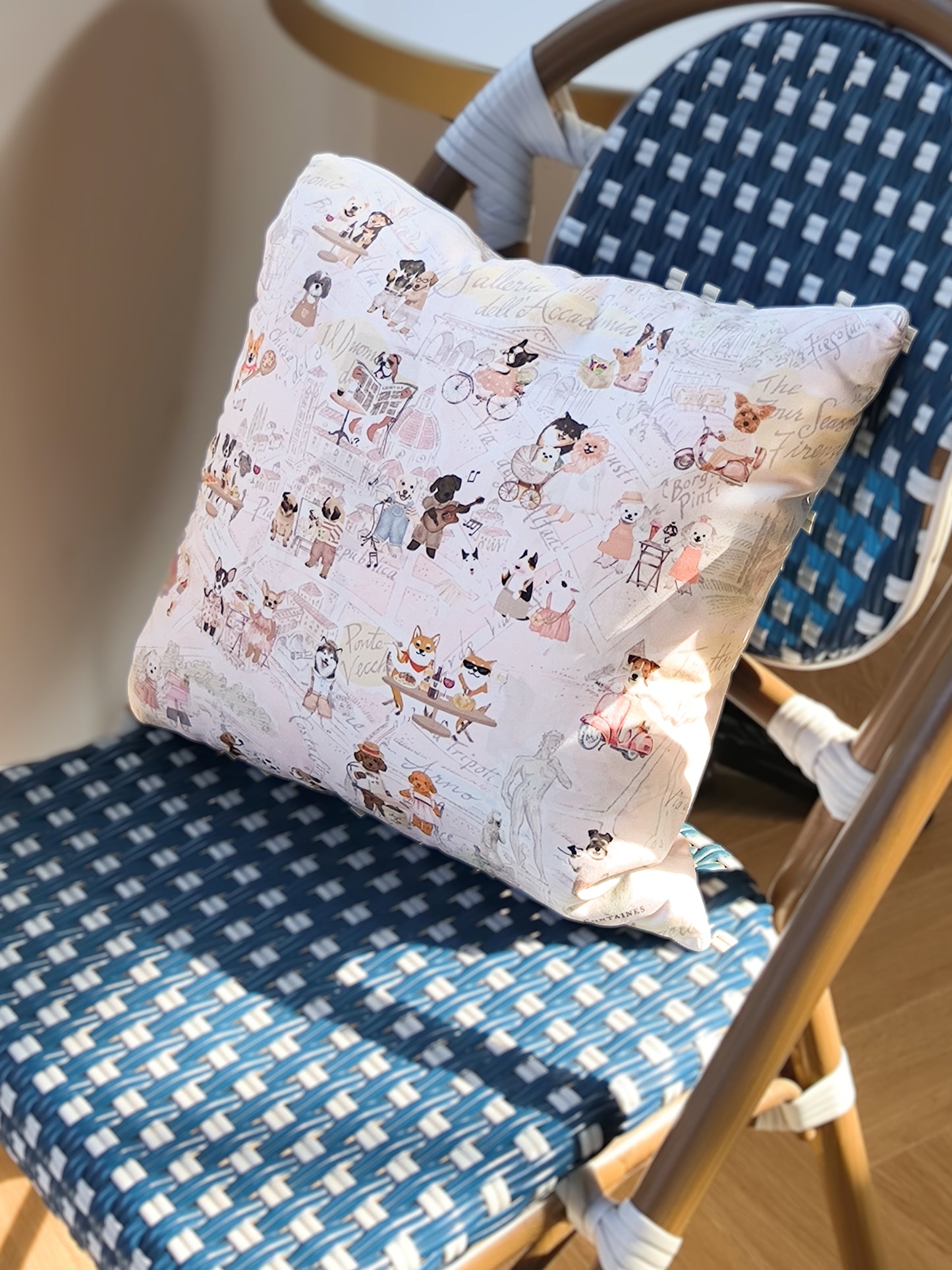 "Oh My Dog" Quilt Blanket Pillow 2 In 1