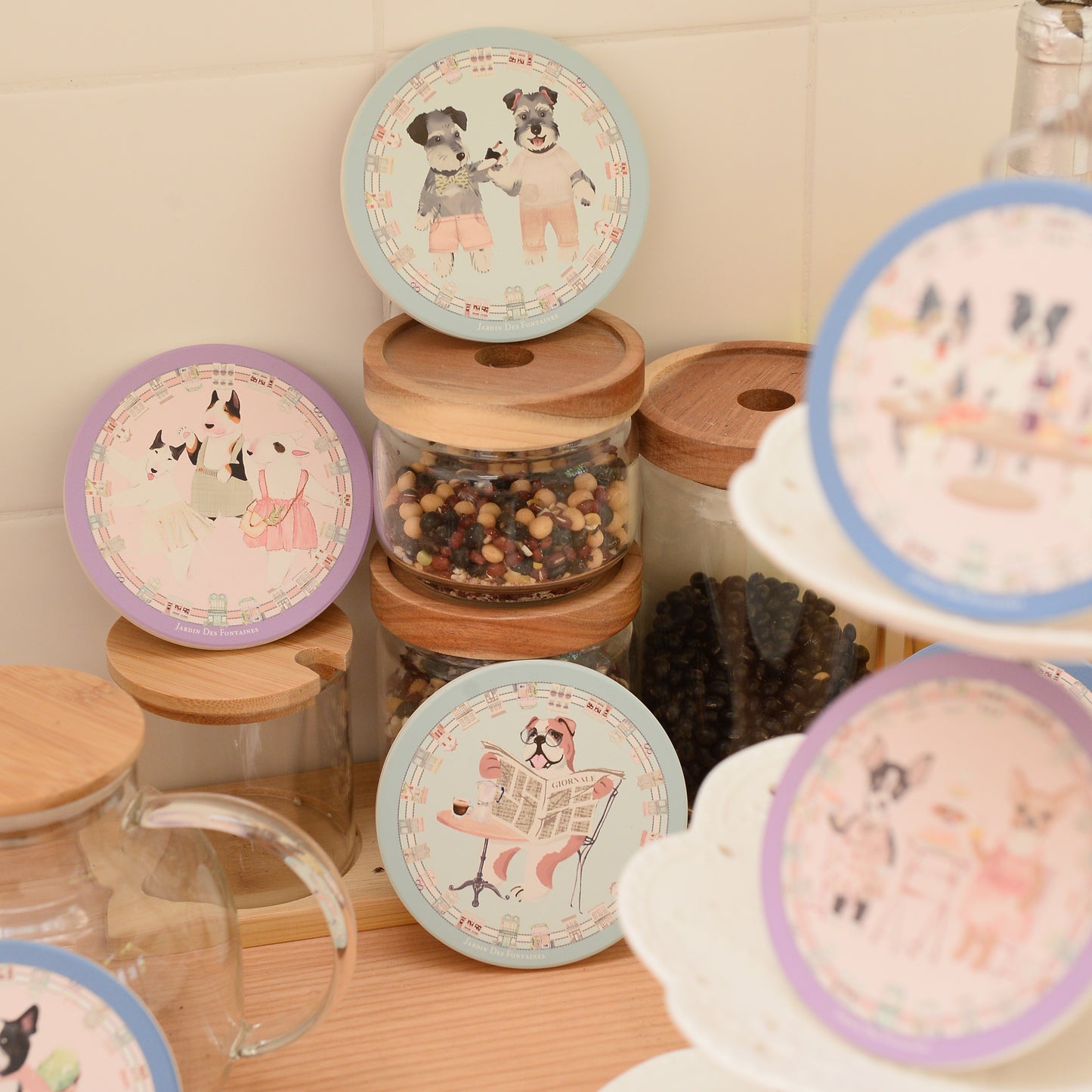 "Oh My Dog" Singing Labrador Ceramic Coaster