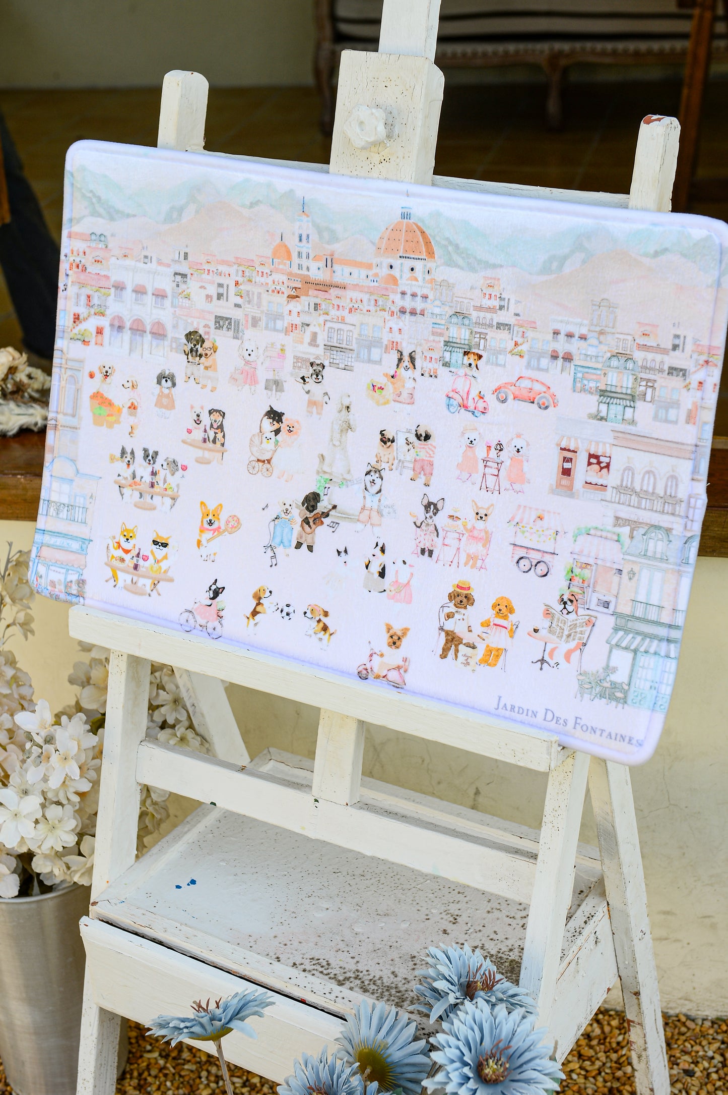 "Oh My Dog" Bath Mat
