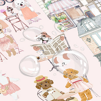 "Oh My Dog" PU Leather Mouse Pad