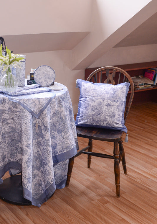 "Toile De Jouy" Cushion, Throw Pillow