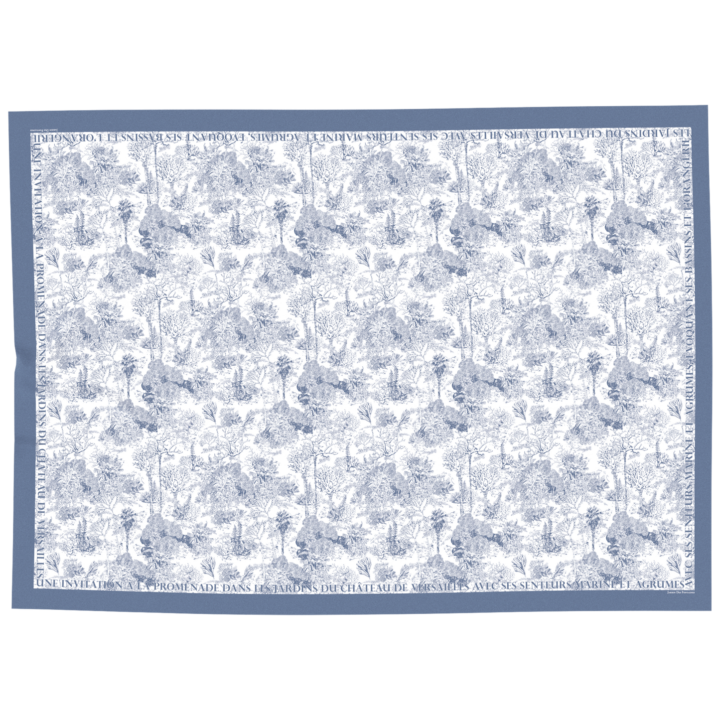 "Toile De Jouy" Waterproof Tablecloth