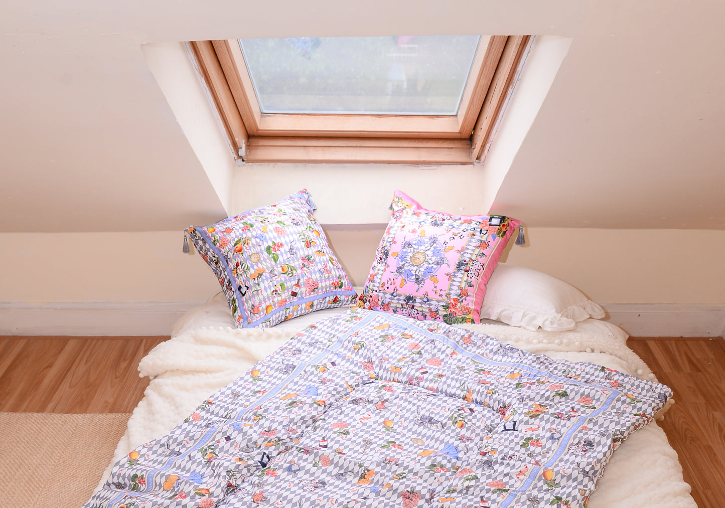 "Wonderful Adventure Dream" Cushion, Throw Pillow