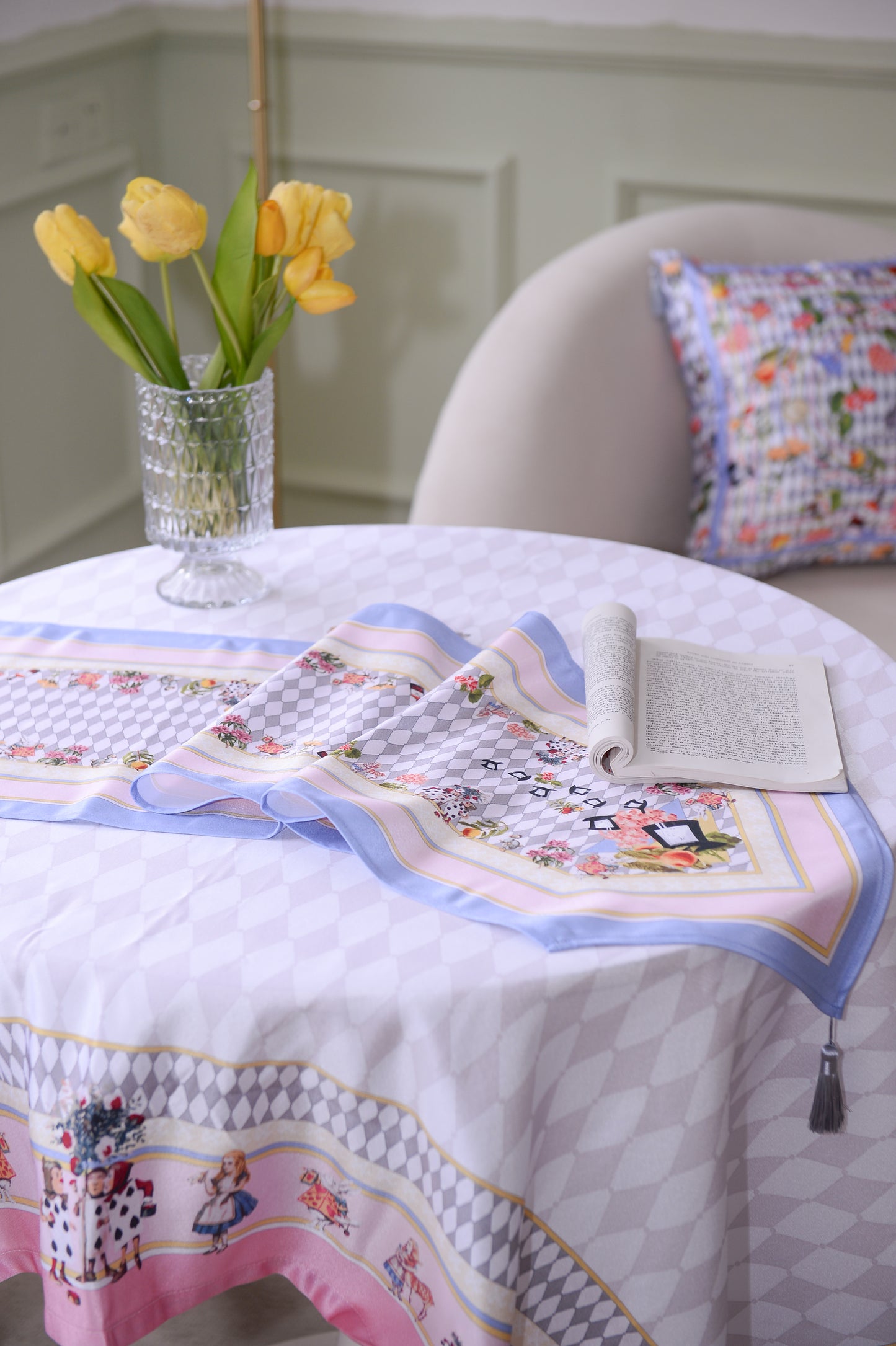 "Wonderful Adventure Dream" Waterproof Table Runner