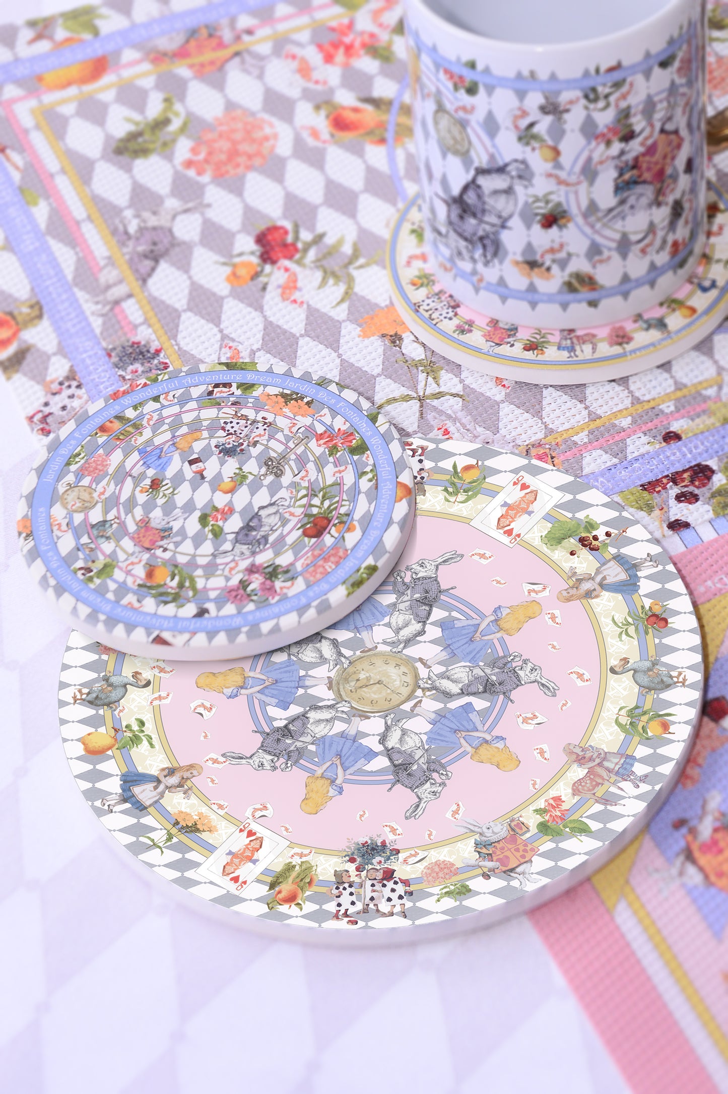 "Wonderful Adventure Dream" Ceramic Potholder,  Hot Pad