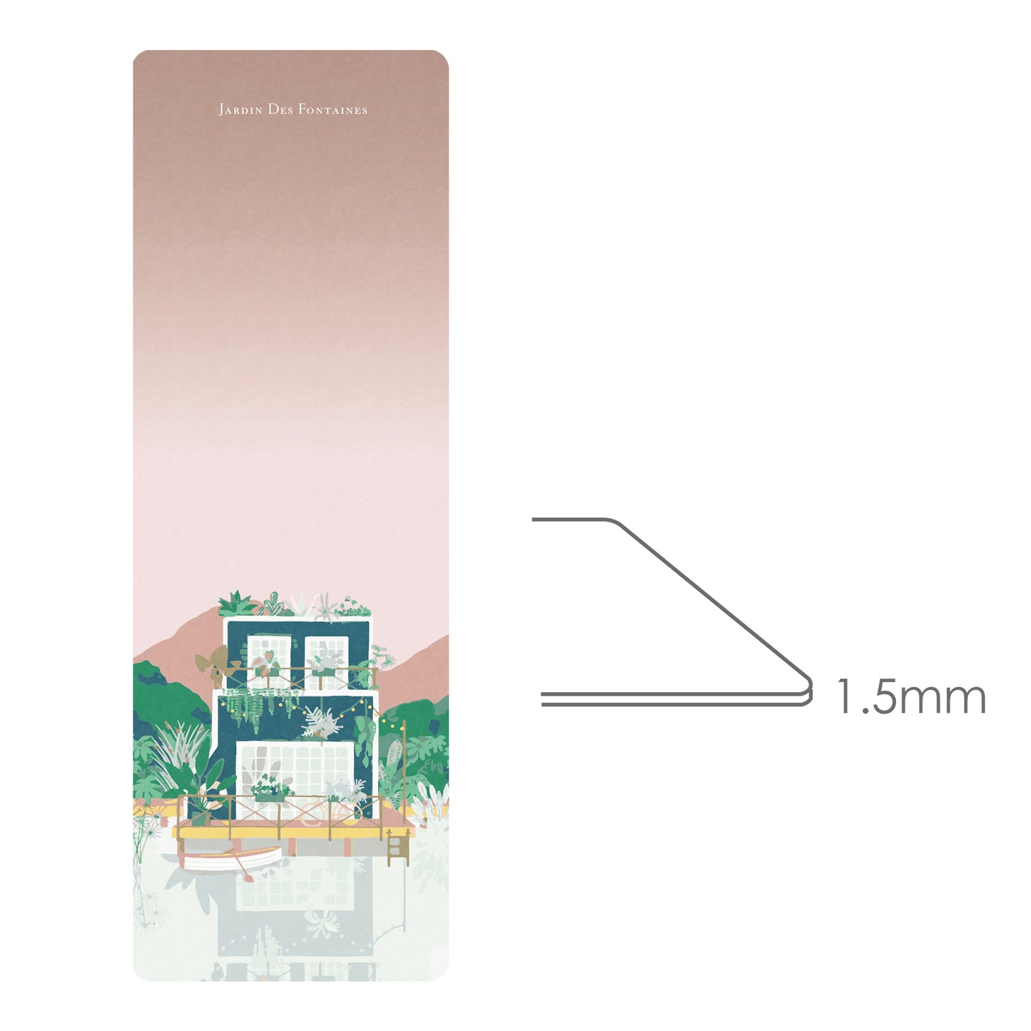 "Era of Statues" Non-Slip Yoga Mat 1.5 mm Travel Yoga Mat, JMAT