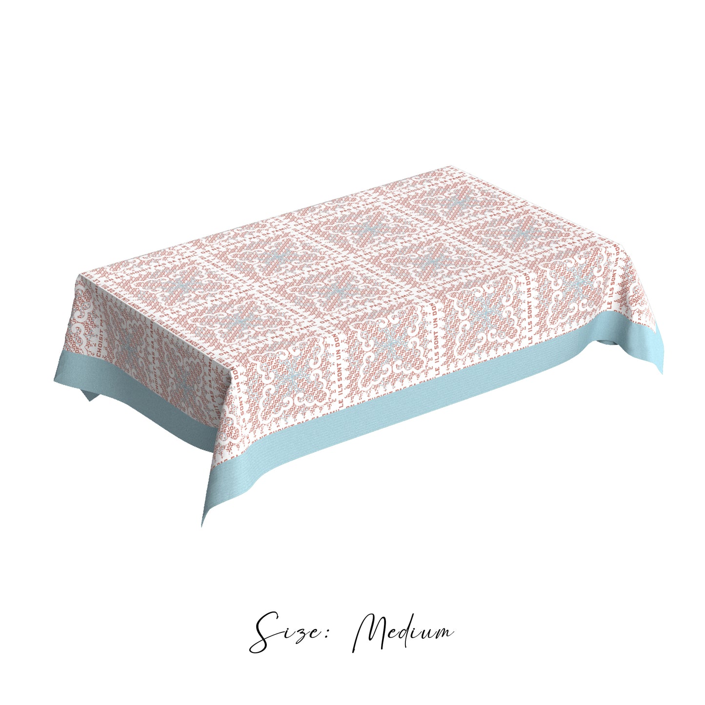 "Boho Paisley Chic" Waterproof Tablecloth