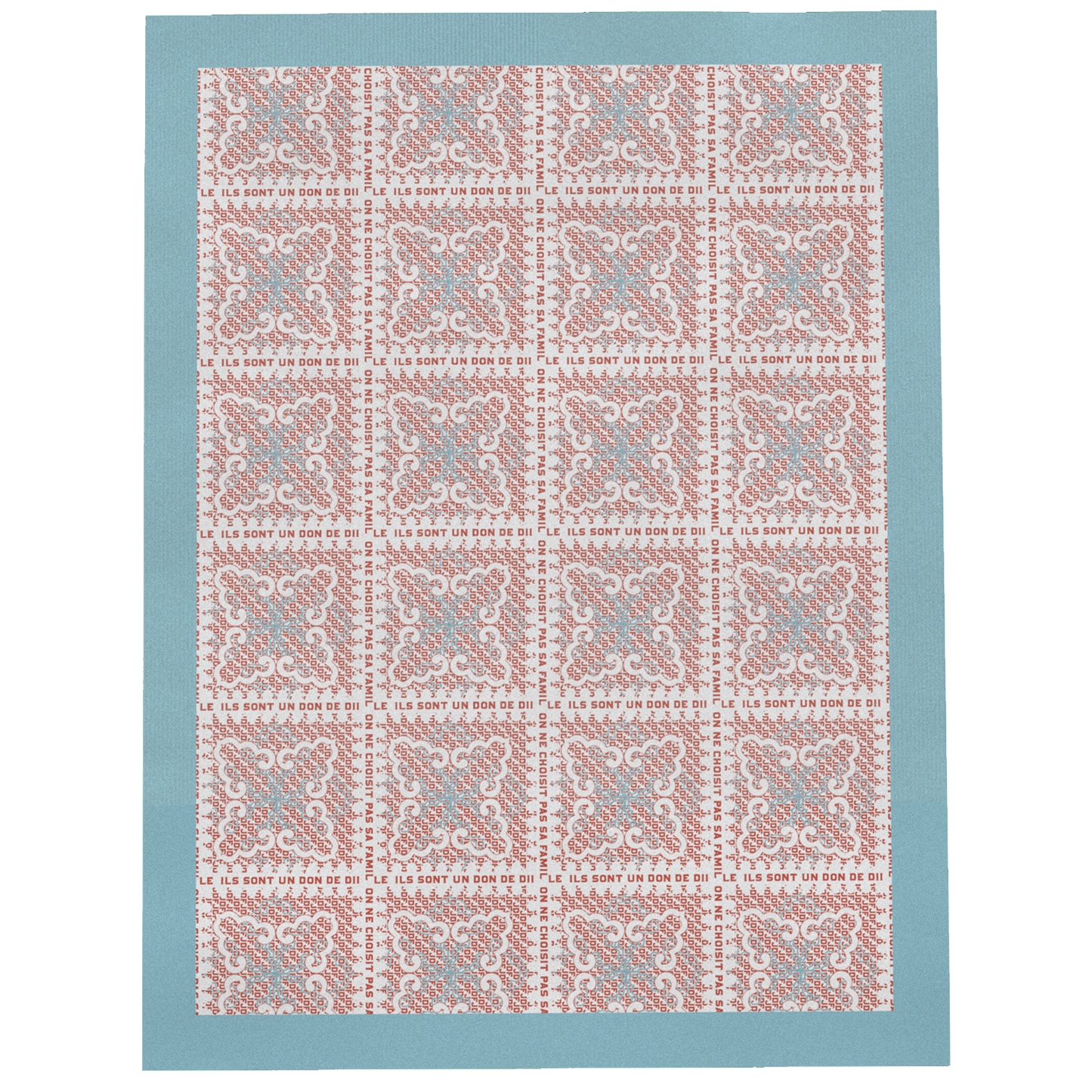 "Boho Paisley Chic" Waterproof Tablecloth