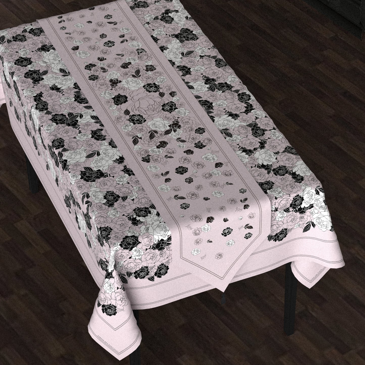 "Classy and Fabulous" Waterproof Table Runner