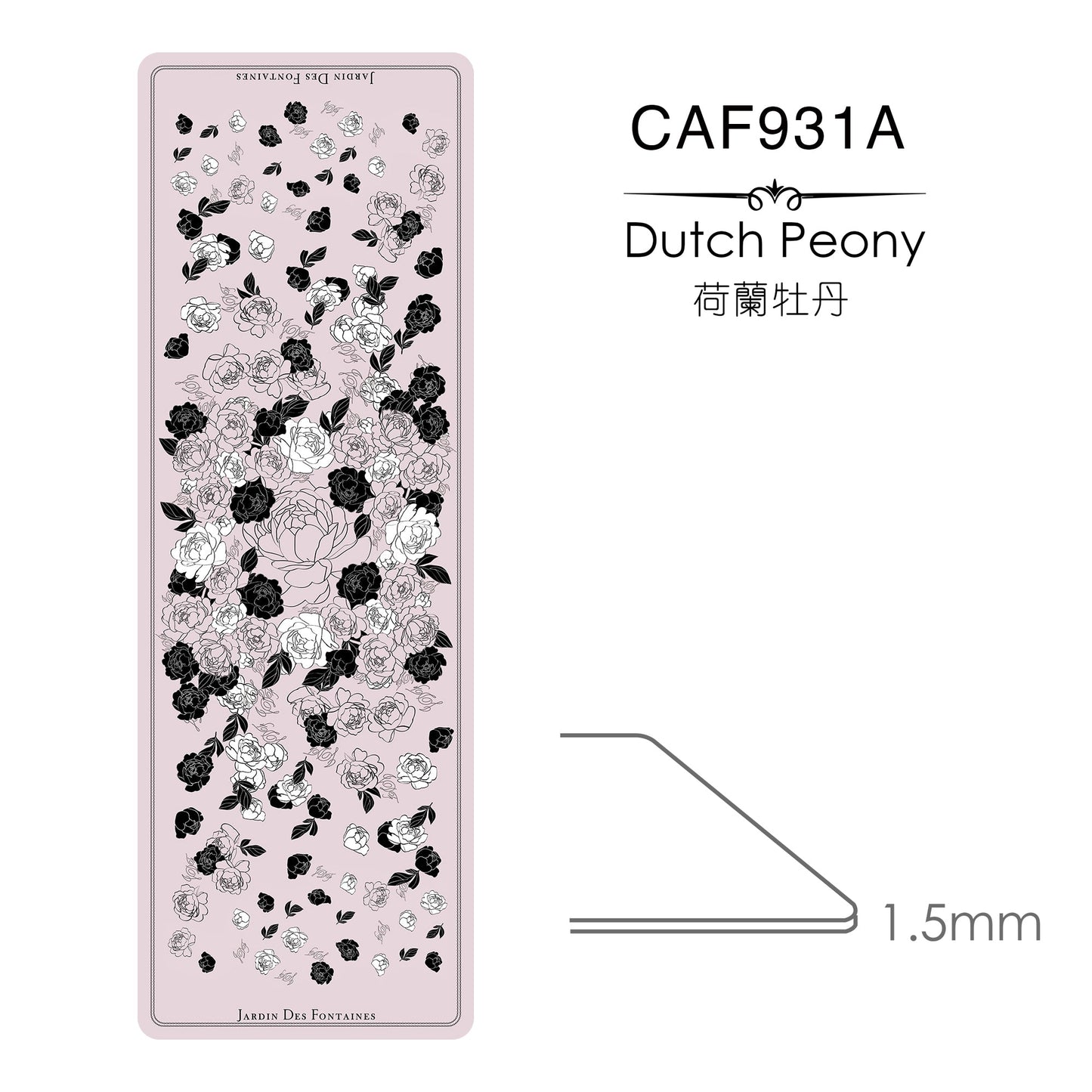 "Classy and Fabulous" Non-Slip Yoga Mat 5 mm and 1.5 mm Travel Yoga Mat, JMAT