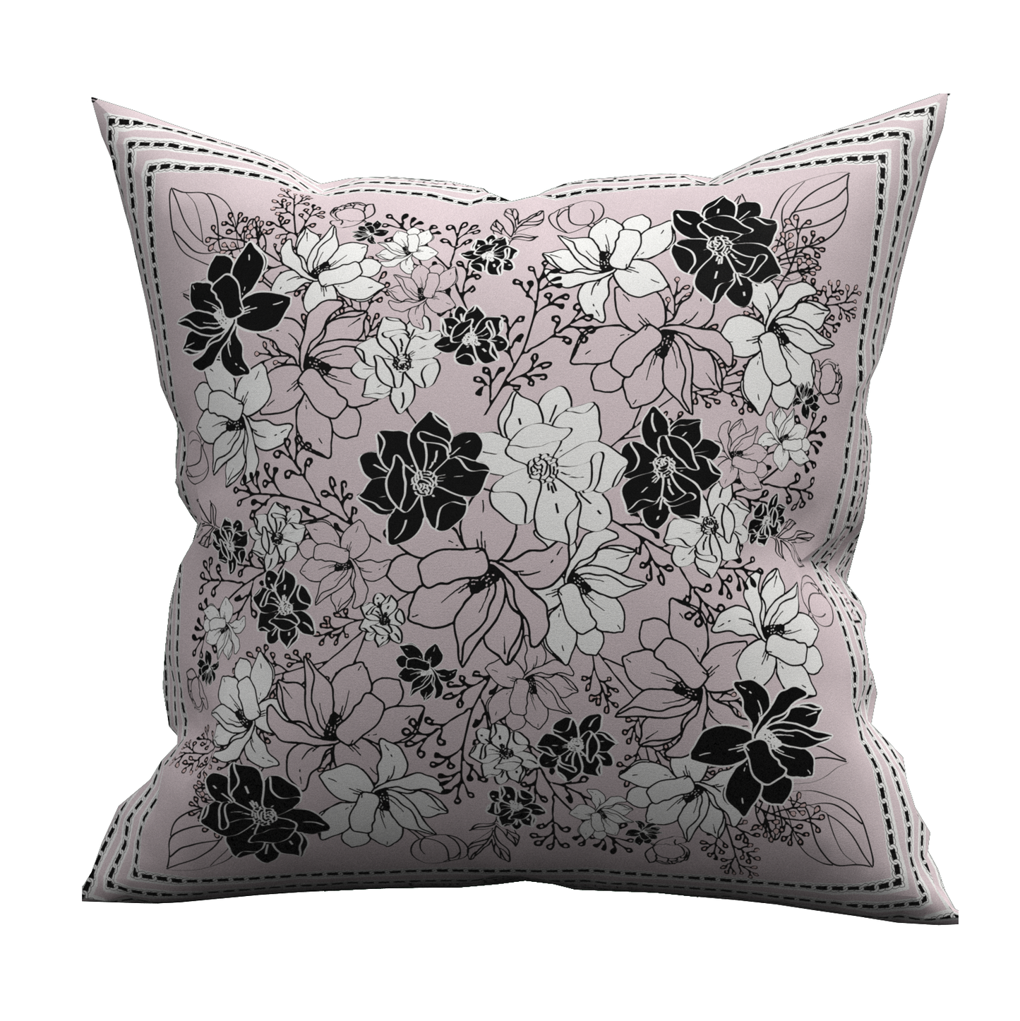 "Aphrodite Magnolia Bliss" Cushion, Throw Pillow
