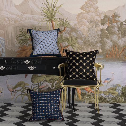 "Maxi Vintage Charm"  Cushion, Throw Pillow