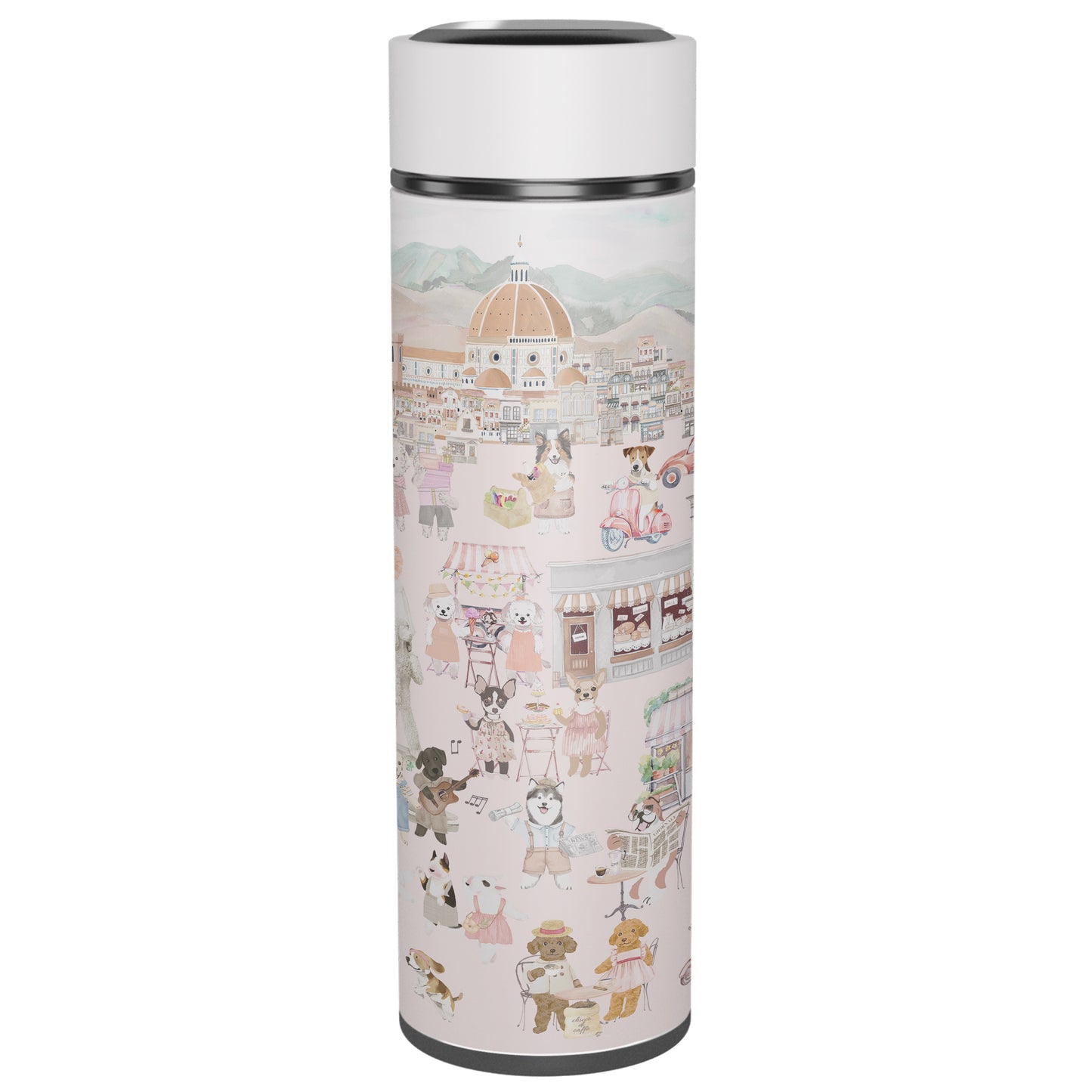 "Oh My Dog" Vacuum Water Bottle (500ml)