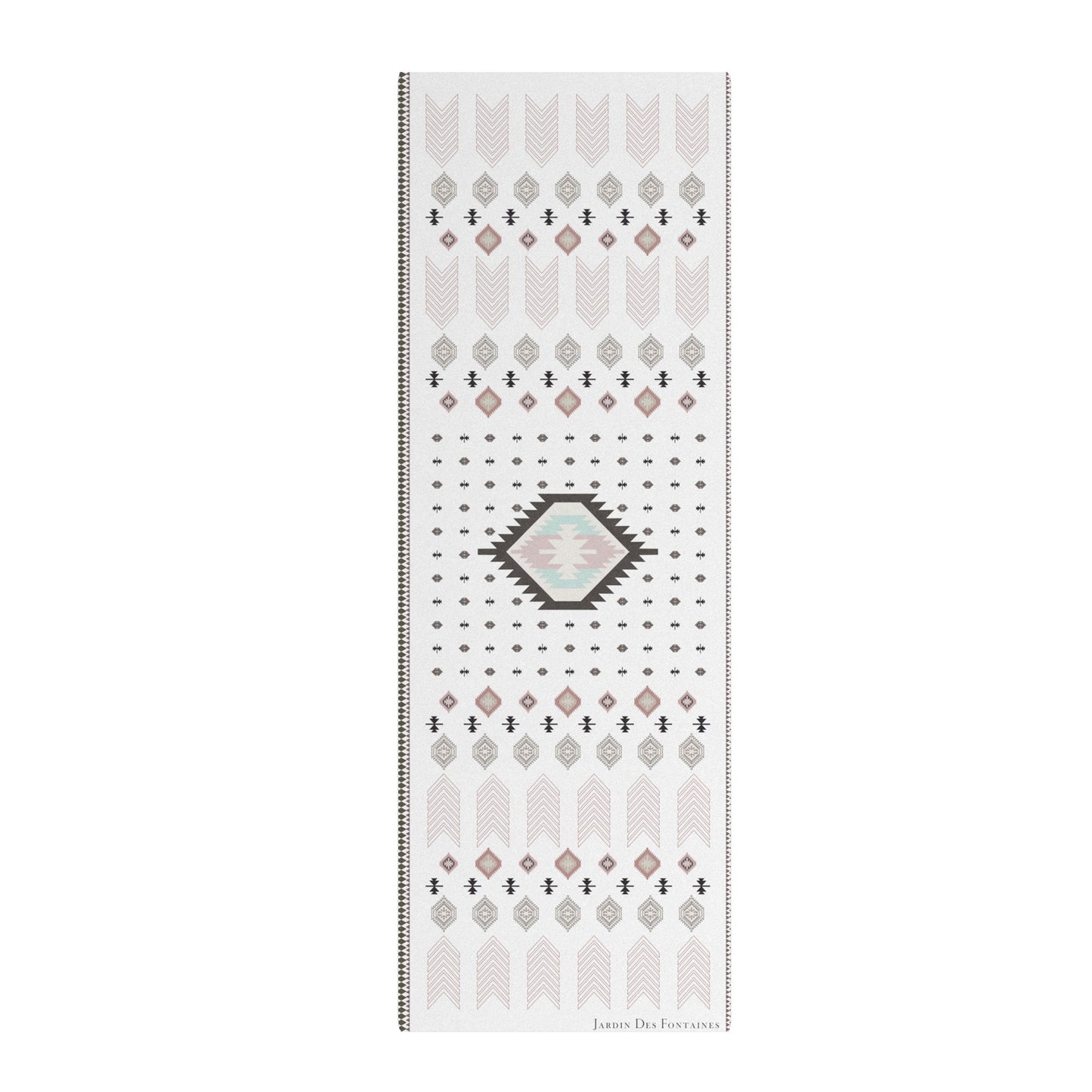 "Pastel Tribal Spiffy" Non-Slip Yoga Mat 5 mm, JMAT
