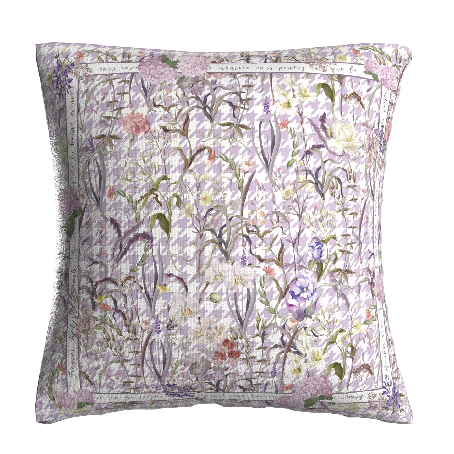 "Secret Violet Garden" Quilt Blanket Pillow 2 in 1