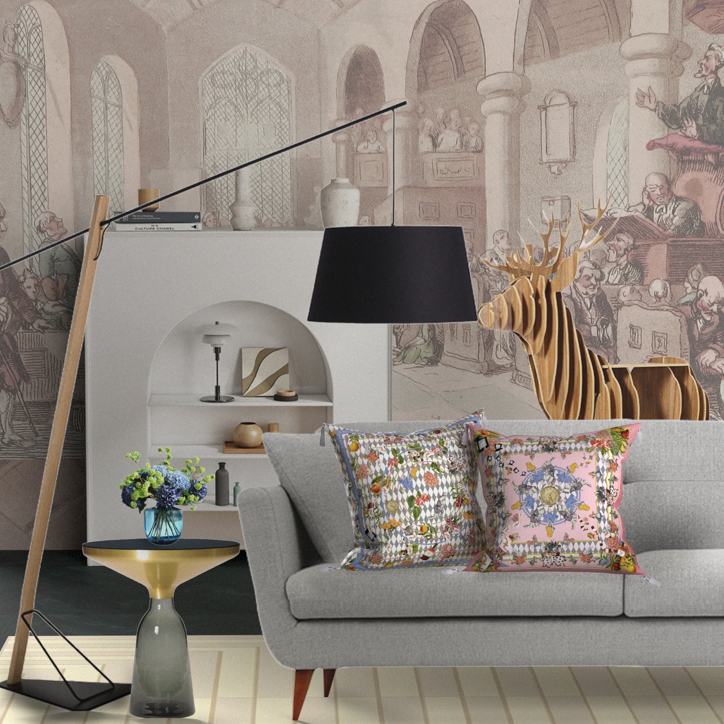 "Wonderful Adventure Dream" Cushion, Throw Pillow