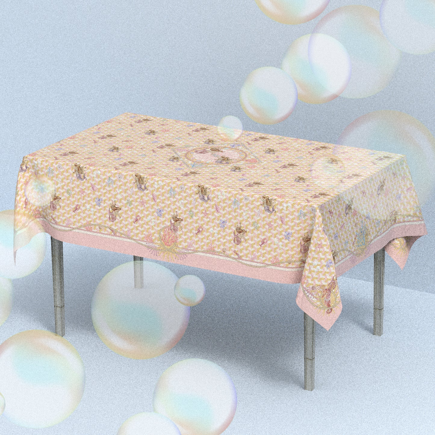 "You Are Mer-mazing" Waterproof Tablecloth