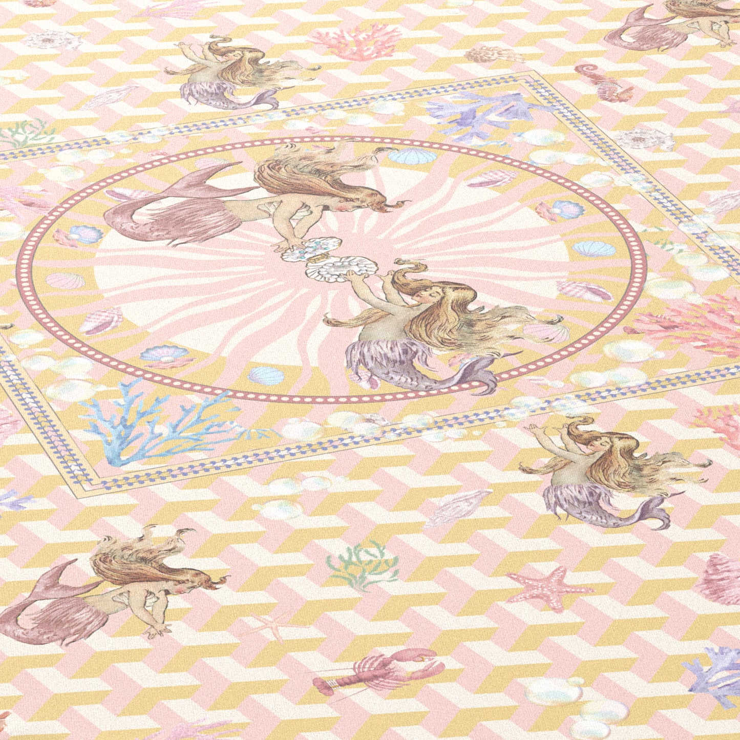 "You Are Mer-mazing" Waterproof Tablecloth