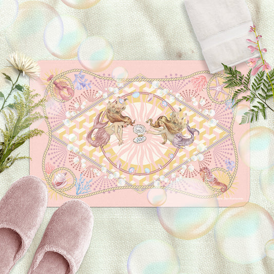 "You Are Mer-mazing" Bath Mat