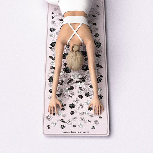 "Classy and Fabulous" Non-Slip Yoga Mat 5 mm and 1.5 mm Travel Yoga Mat, JMAT